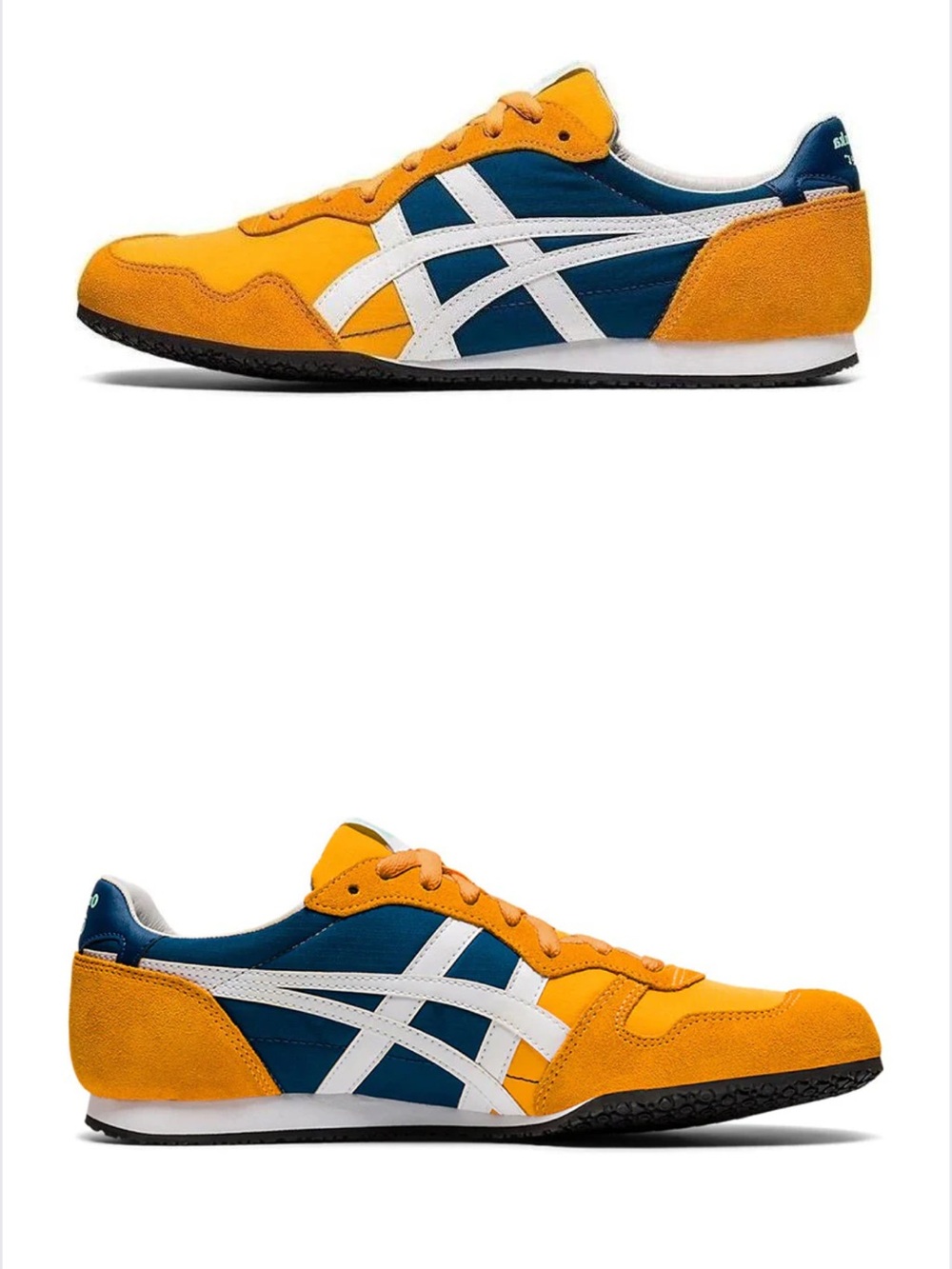 Onitsuka Tiger by Asics Men’s Sneakers - Yellow, Navy & White size US 10 or 28cm